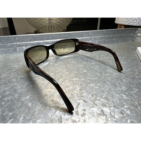 NICOLE MILLER Baybreeze Black Amber UV Protected Womens Sunglasses 56-19-130 - Picture 2 of 7